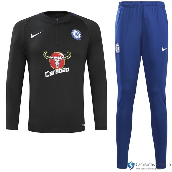 Chandal De Lana Chelsea 2017-18 Azul Negro